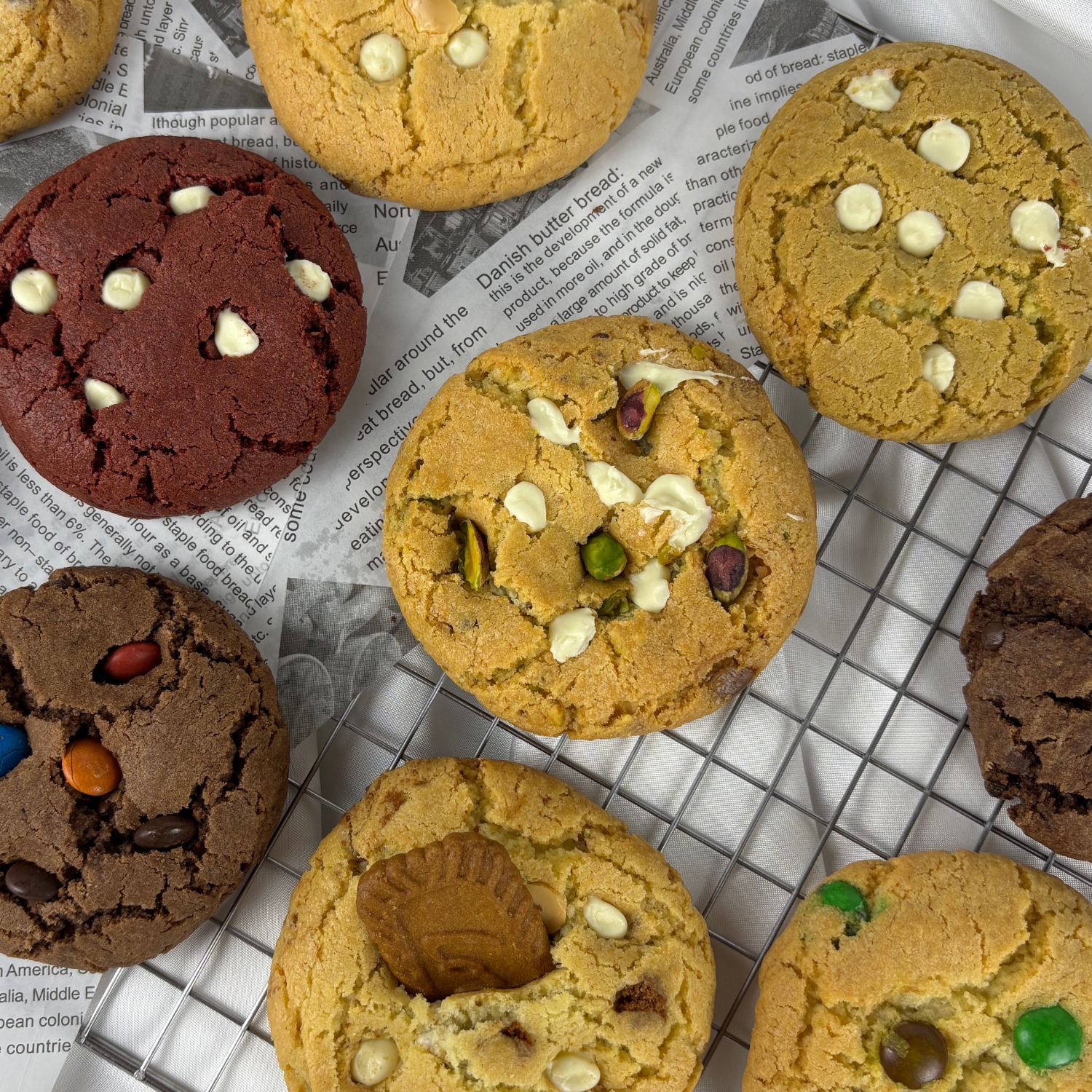 Småkageboks crumble cookies – vælg dine egne favoritter fra ChocoLykke