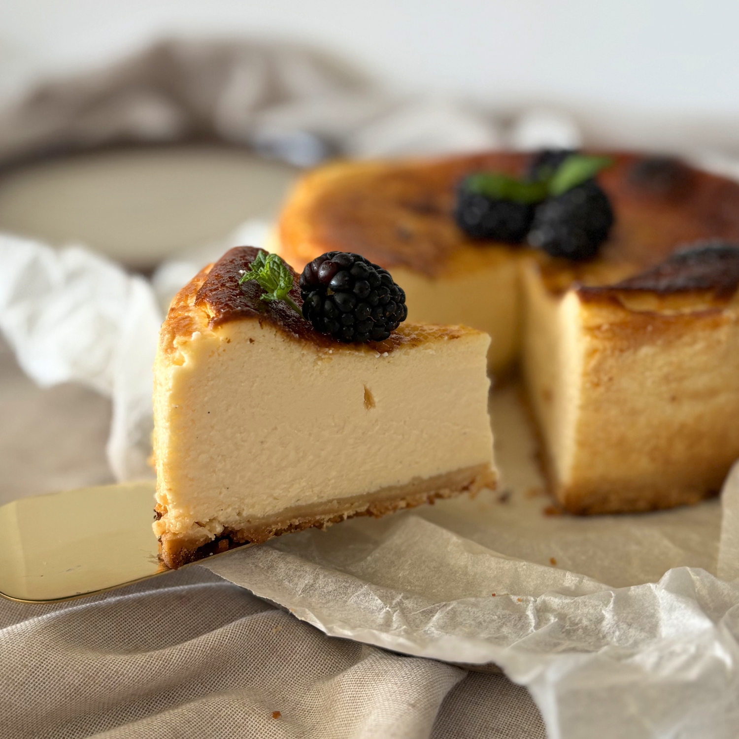Klassisk Baskisk Cheesecake - Billede 2