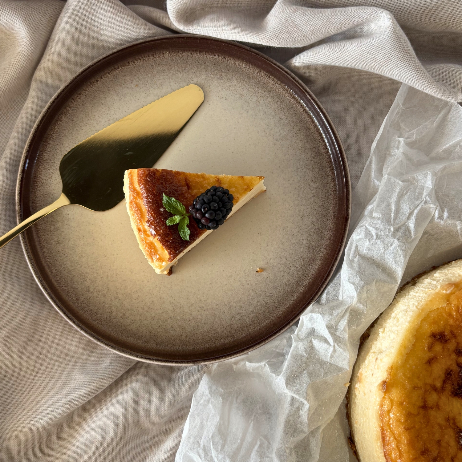 Klassisk Baskisk Cheesecake - Billede 3