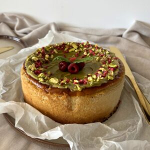 Pistacie Baskisk Cheesecake