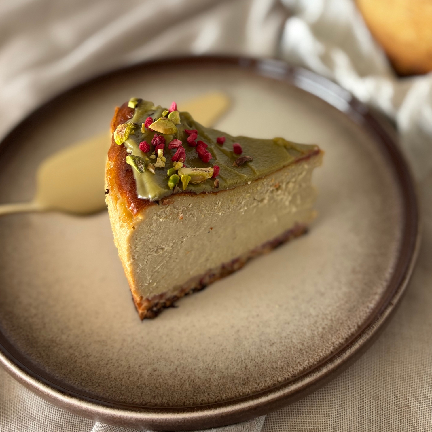 Pistacie Baskisk Cheesecake
